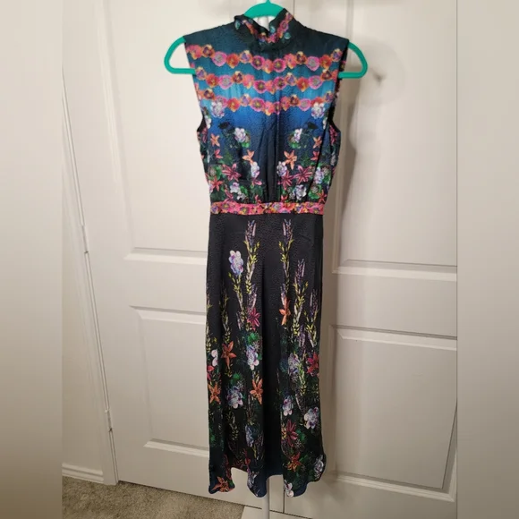 Saloni Sakura Fleur Midi Dress - Picture 9 of 11